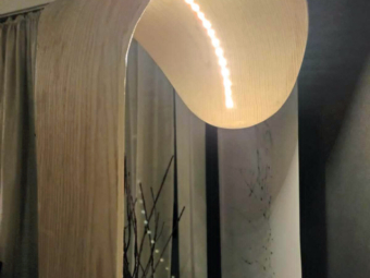 Επιδαπέδιο φωτιστικό με Led